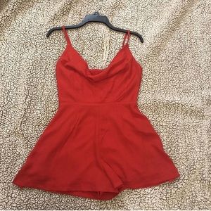 Red romper